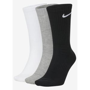 Шкарпетки Nike U NK EVERYDAY LTWT CREW 3PR чорний, білий, сірий Уні